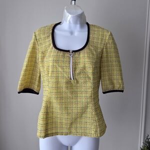 Felice Paris  Yellow Women's Top Sz.M